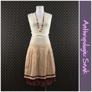 2005 Anthro Chardonnay Stripe Skirt by Snak